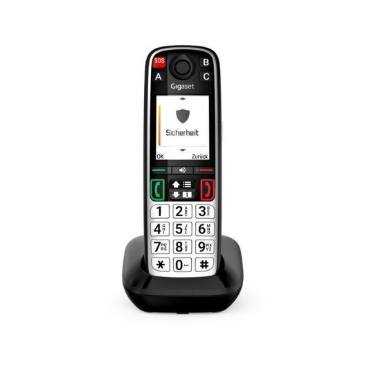 Teléfono Gigaset EASY 500 DECT/Analógico Inalámbrico Negro/Plata