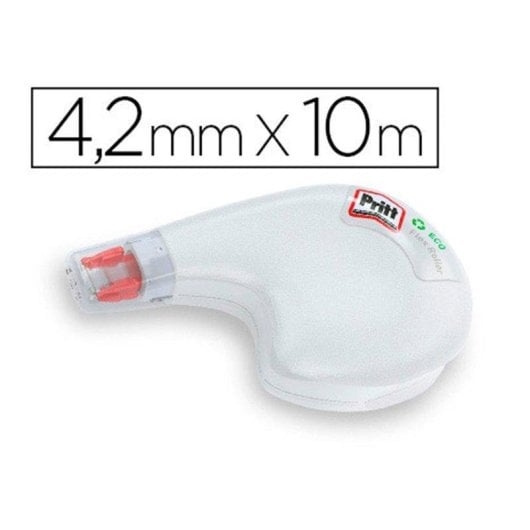 Corretor Roller Pritt Eco Flex 4.2 mm Carcaça 100% Reciclada