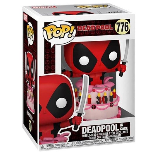 Figurine Funko Pop! Deadpool In Cake aus Vinyl 108 mm