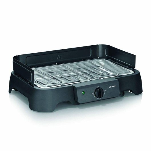 Barbacoa Eléctrica Severin 8593 2000W Acier Inoxydable 38x22cm Thermostat