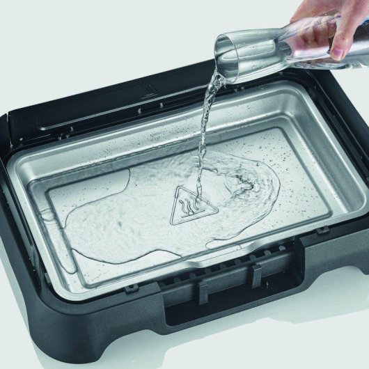 Barbacoa Eléctrica Severin 8593 2000W Acier Inoxydable 38x22cm Thermostat