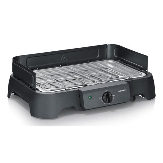 Barbacoa Eléctrica Severin 8593 2000W Acier Inoxydable 38x22cm Thermostat