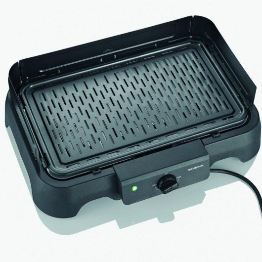 Grelhador eléctrico de mesa Severin 8595 2000W Placa alumínio 39x23cm
