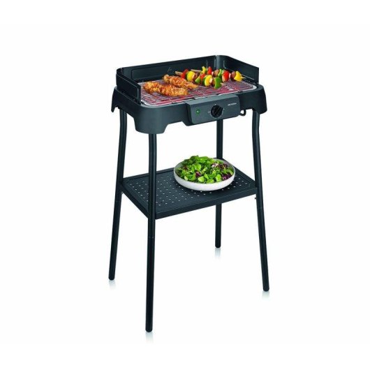 Grelhador Elétrico Severin 8596 2000W Placa Alumínio 39x23cm