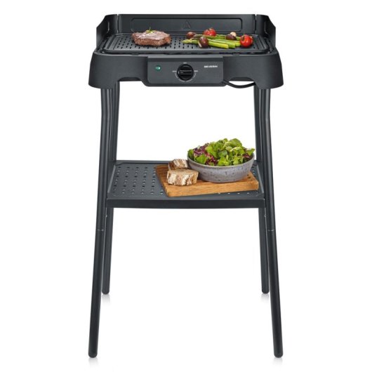 Grelhador Elétrico Severin 8596 2000W Placa Alumínio 39x23cm