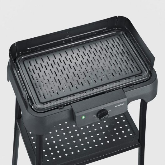 Grelhador Elétrico Severin 8596 2000W Placa Alumínio 39x23cm