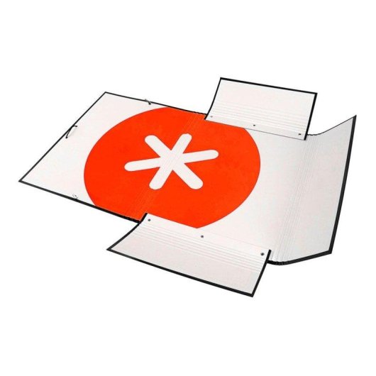 Cartella Scolastica A4 Antartik 3 Scomparti Chiusura Elastica Nero