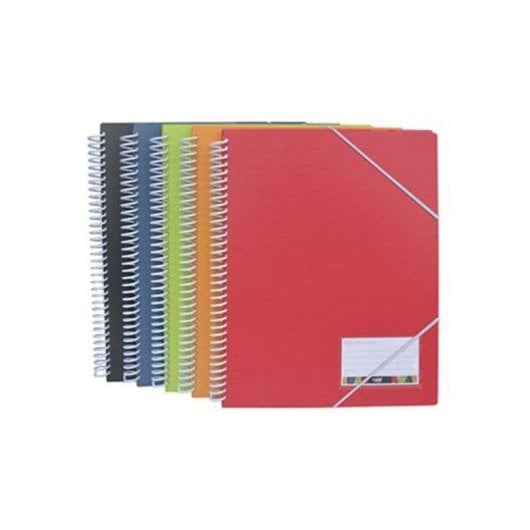 Cartella Officebox A4+ Vital Colors Spirale 360° 40 Inserti Rosso