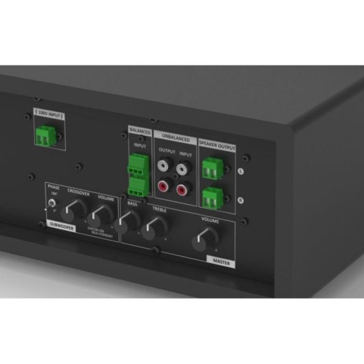 Altavoces Vivolink Subwoofer y 4 in-wall cableados 110W con control rotativo