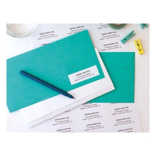 Etiquetas Adhesivas Q-Connect KF10640 A4 33 Etiquetas 70x25 mm Copia Laser Inkjet
