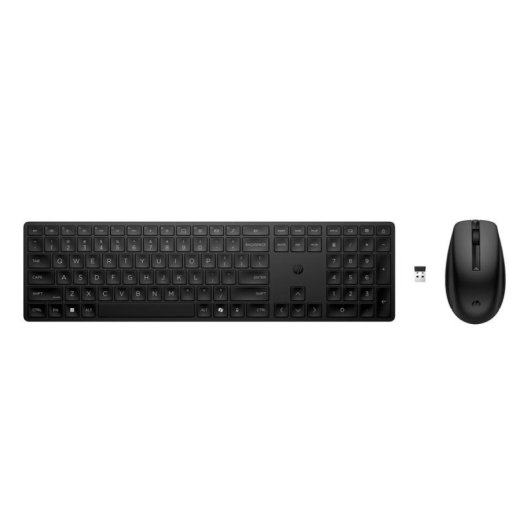 Teclado HP 655 inalámbrico con ratón y teclas programables silenciosas