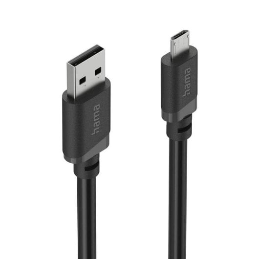 USB-Kabel Hama 2 m USB A an Micro-USB B USB 2.0 Schwarz