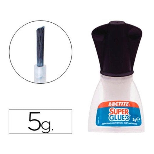 Pegamento Loctite Super Glue-3 Pincel 5g Instantáneo Multi-material