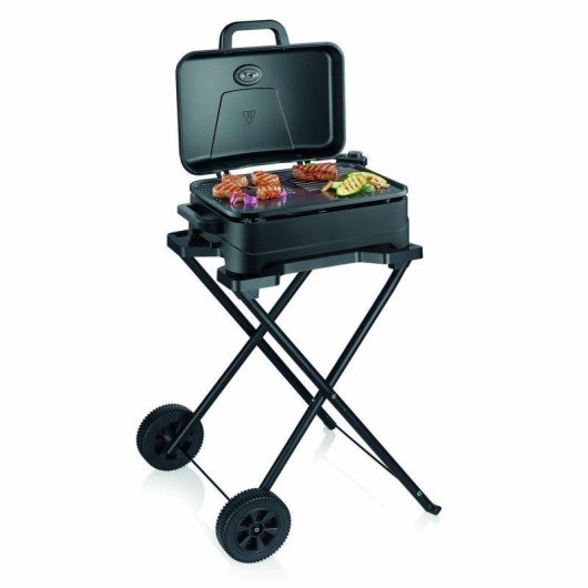 Barbacoa Eléctrica Severin 8598 2300W 45x30cm Cerámica con Tapa
