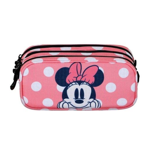 Estojo Escolar Karactermania Minnie Closer Triplo Compartimentos