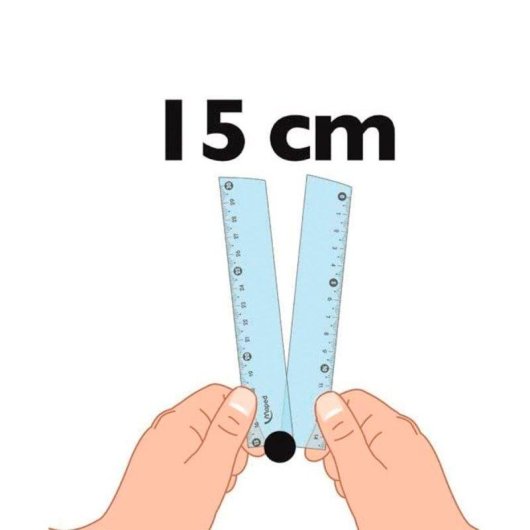 Righello Plastico Pieghevole Maped Croc Croc 15-30 cm