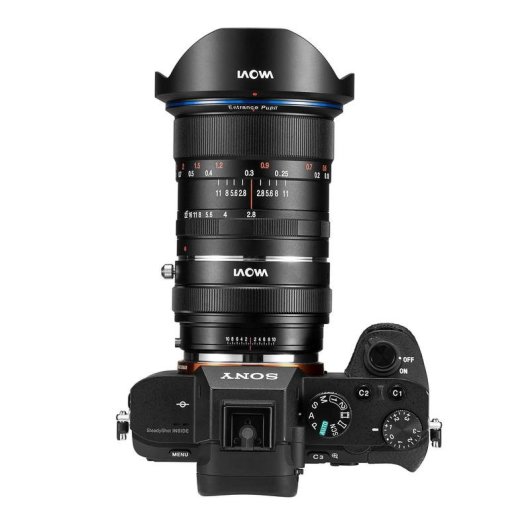 Convertisseur Laowa Magic Shift 12mm à 17mm Monture Canon EF à Sony FE