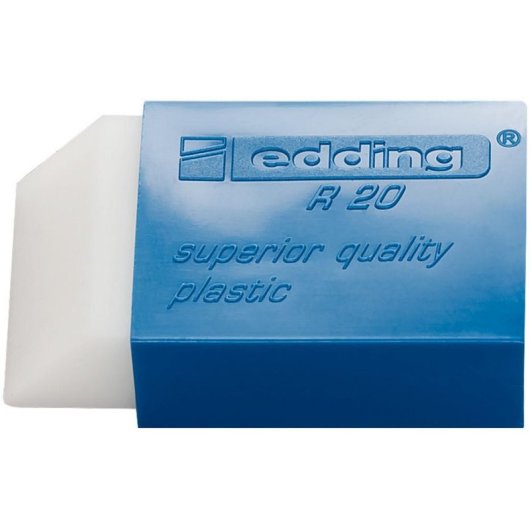 Gomme Edding R20 20 unités Plastique Blanc 210 mm