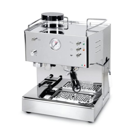 Máquina de café expresso Quick Mill Pegaso semi-automática 1200 W aço inox com moinho integrado
