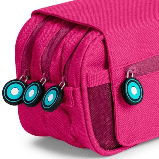 Estuche Portatodo Triple Grafoplás Bits and Bobs Magenta