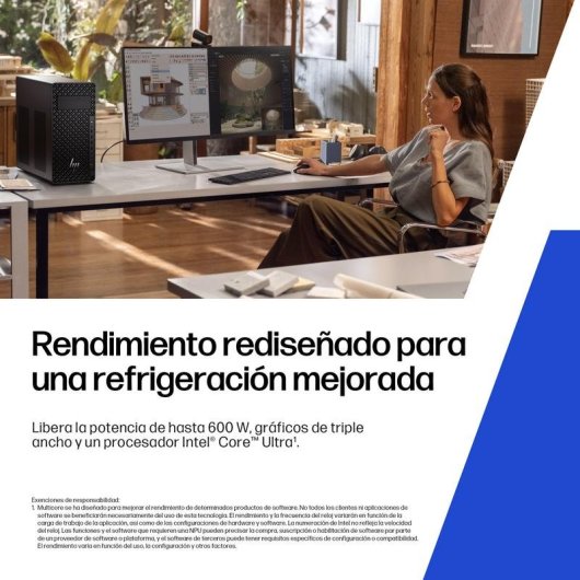 PC Sobremesa HP Z2 Tower G1i Intel Core Ultra 7-265K 48GB 1TB SSD NVIDIA 16GB Windows 11 Pro WiFi7