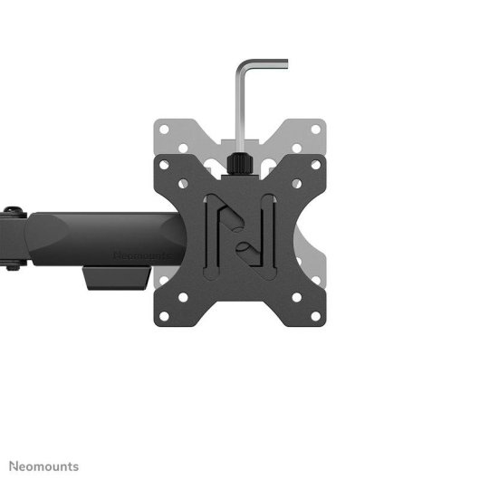 Neomounts DS60-600BL2-1 Supporto Monitor Triplo Scrivania 10 a 32" VESA 75x75 a 100x100 Max 9Kg