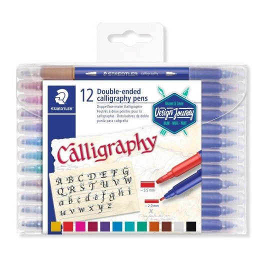 Rotulador Staedtler Design Journey Dupla Ponta 12 Cores
