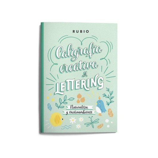 Cuaderno Rubio Liderpapel Lettering Creativo Naturaleza Verde 30 x 21 cm