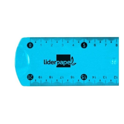 Righello Plastico Flessibile 20 cm Liderpapel