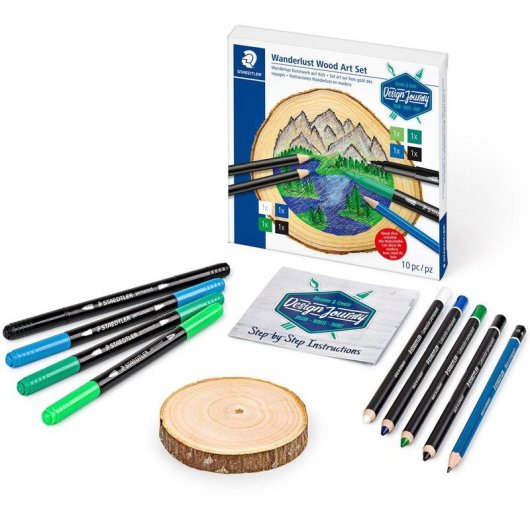 Set per disegno su legno Staedtler Design Journey Wanderlust