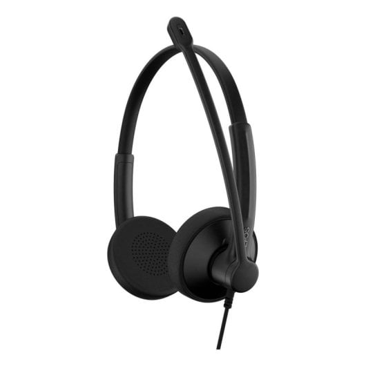 Auriculares Epos IMPACT 100 com cabo USB-C/A com cancelamento de ruído preto