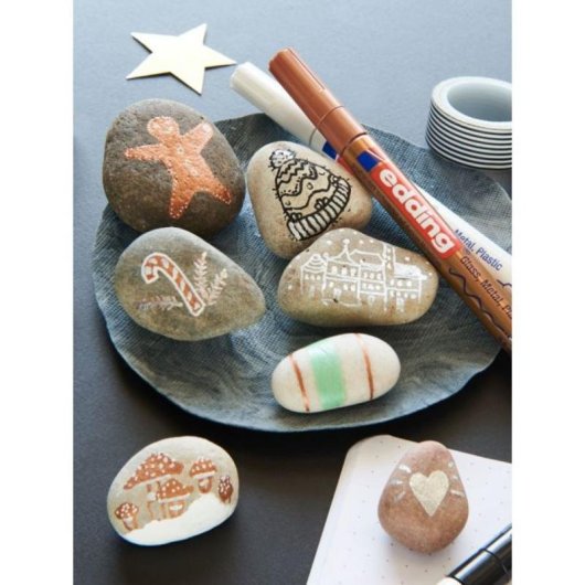 Edding 751 Multicolor Stifte 10 Farben Rundspitze 1 und 2 mm