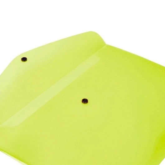 Cartella Dossier Liderpapel Con Broccio Polipropilene Din A4 50 Fogli Giallo Fluorescente