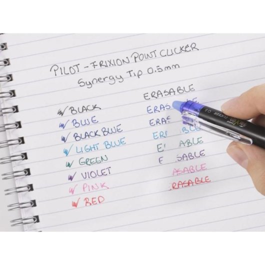 Bolígrafo Pilot FriXion Point Fino Bleu 0,5 mm Pack 3 Unidades