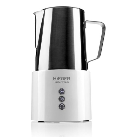 Espumateur de lait Haeger Super Foam 600W 0,6L Blanc Acier inoxydable