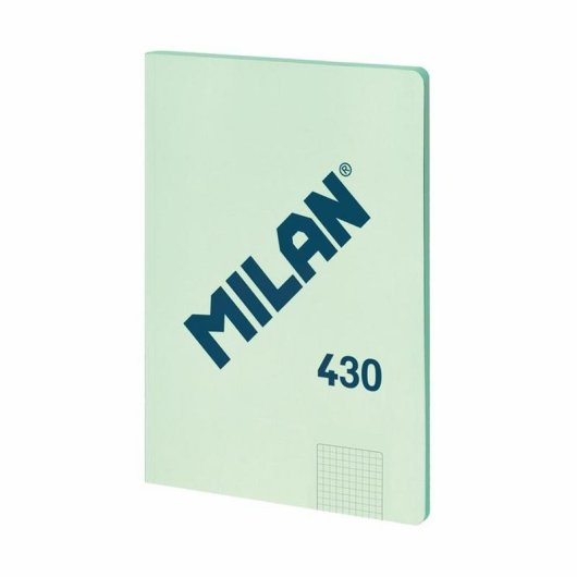 Libreta A4 Milan 430 Cuadriculada 48 Hojas 95g Verde