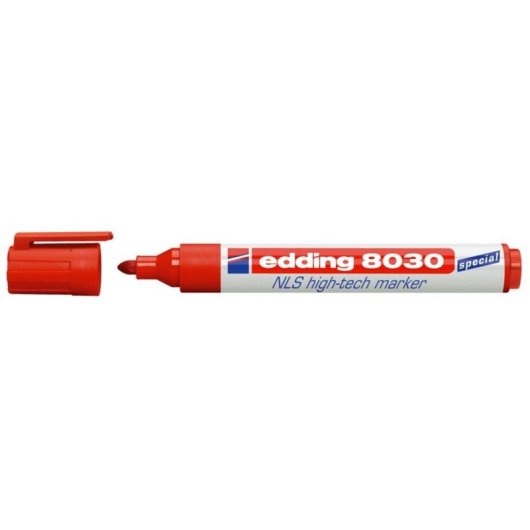 Permanentmarker Edding 8030 NLS High-Tech Rundspitze Rot 1,5 mm