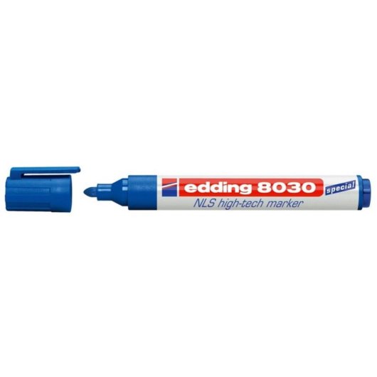 Permanentmarker Edding 8030 NLS High-Tech Rundspitze Blau 1,5 mm