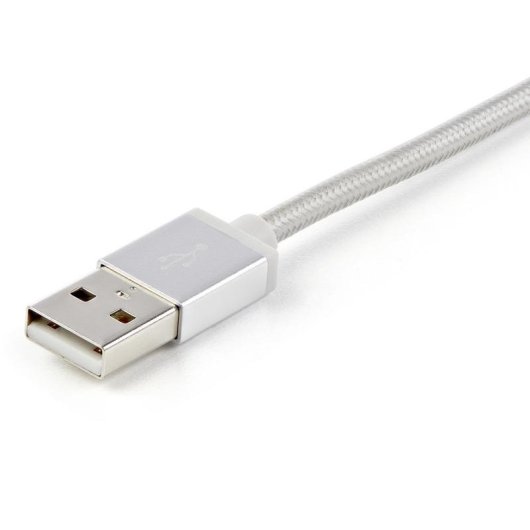 Cable USB 3 en 1 StarTech Trenzado 1 m USB-A a Lightning USB-C Micro-USB Plata