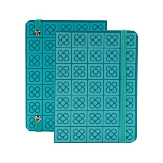 Quaderno A6 Javier Panot copertine rigide segnalibro blu