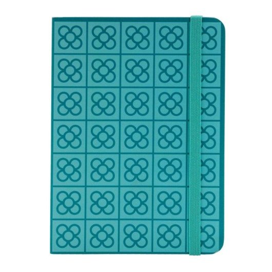 Quaderno A6 Javier Panot copertine rigide segnalibro blu