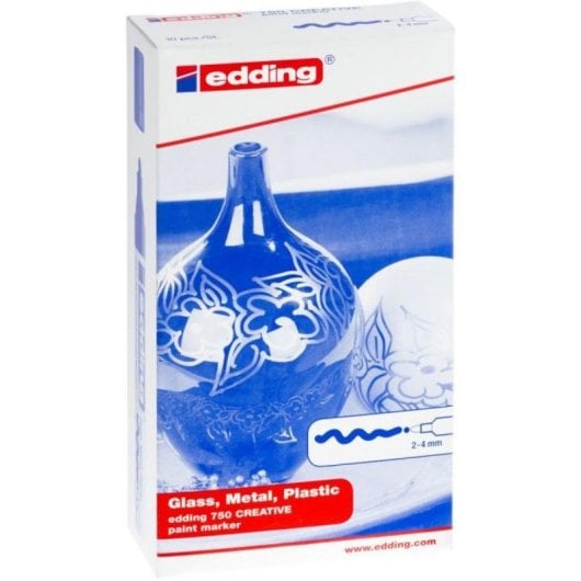 Marcatori Edding 750 Multicolore 10 Colori Punta Tonda 2 mm