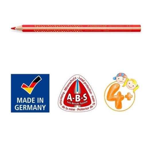 Lápices de Color Triangular Staedtler Noris Jumbo 128 + Afilalápices