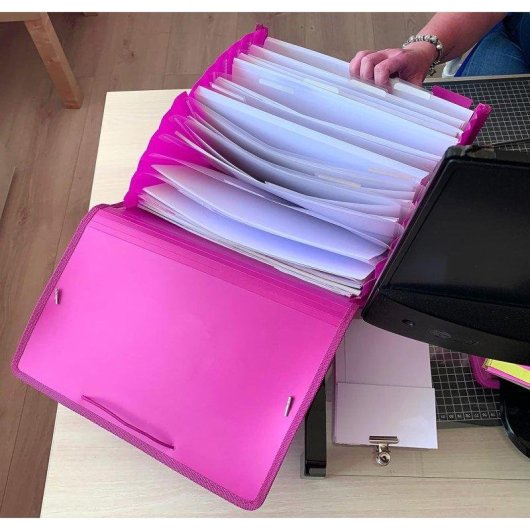 Cartella A4 Office Box 12 divisioni 80 adesivi