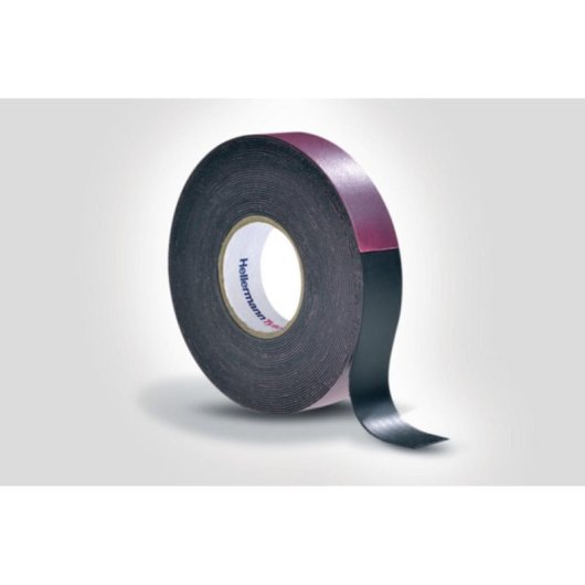 Cinta Aislante Hellermann Tyton HTAPE-POWER600 19 mm x 6,7 m Negro Caucho