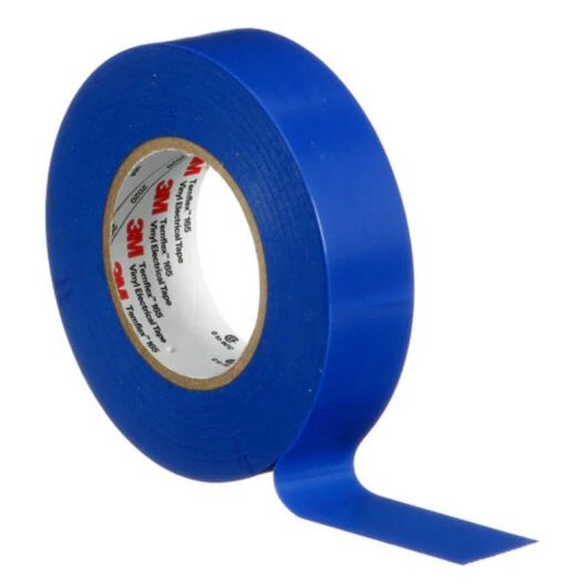 Cinta Aislante 3M 165BL1E Azul PVC 600V 10m