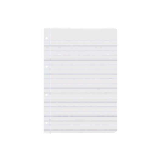 Ricambio A4 Liderpapel 100 Fogli 60g/m2 Pauta 5ª 2.5mm 4 Fori