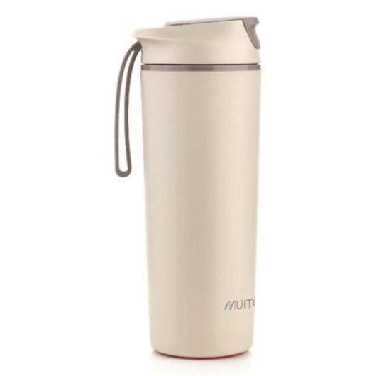 Bidón de agua Muitomas NFDBOTTLE450WH 450 ml tapón tornillo polipropileno blanco