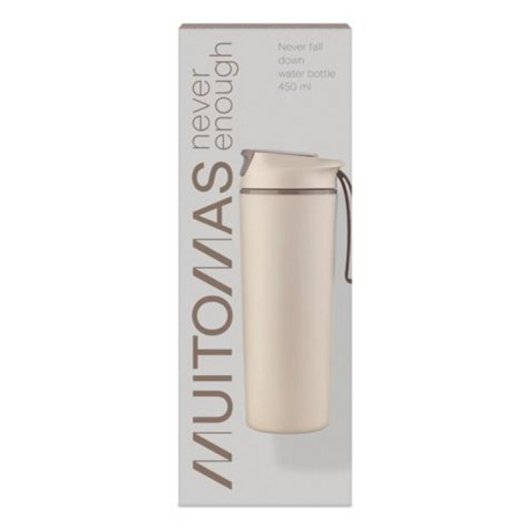 Bidón de agua Muitomas NFDBOTTLE450WH 450 ml tapón tornillo polipropileno blanco