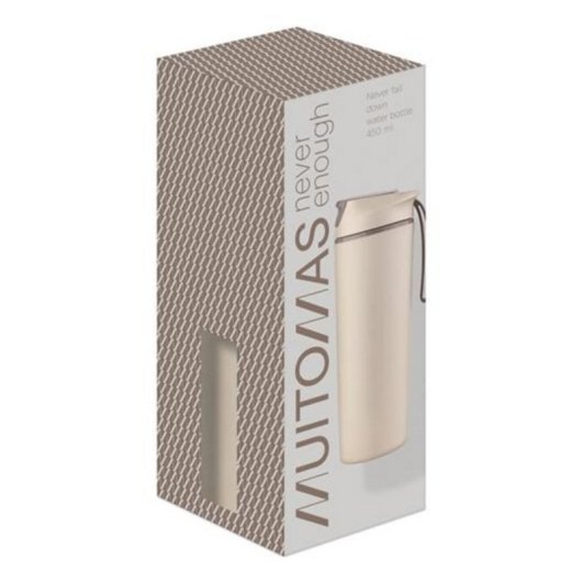 Bidón de agua Muitomas NFDBOTTLE450WH 450 ml tapón tornillo polipropileno blanco